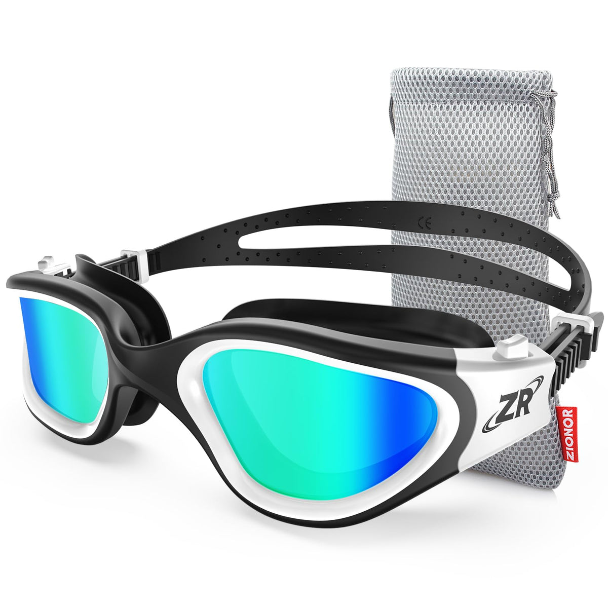 ZIONOR G1 Polarized Anti-Fog Swim Goggles for Adults