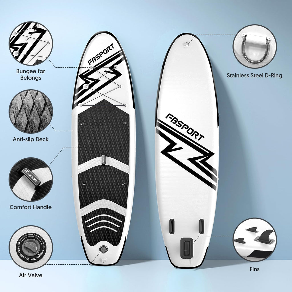 FBSPORT 11-Ft Inflatable Stand-Up Paddle Board Set
