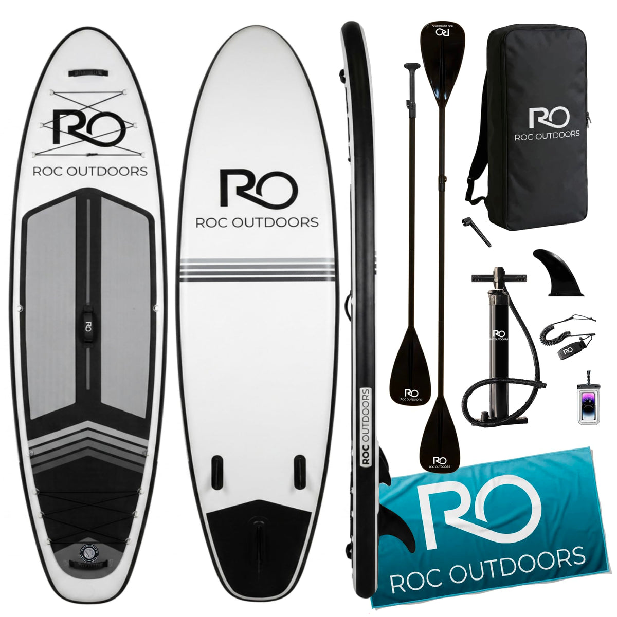 Roc 10'6" Inflatable Stand-Up Paddle Board with Accessories