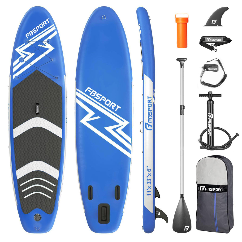 FBSPORT 11-Ft Inflatable Stand-Up Paddle Board Set