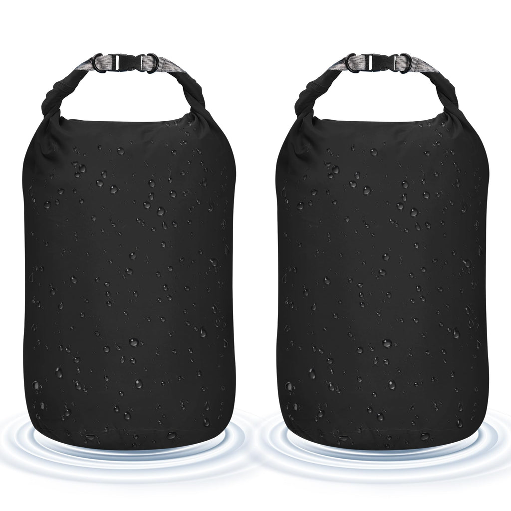 Desoto Waterproof Dry Bag 2 packs, 2L/5L/10L/20L/40L/70L Dry Sack Lightweight Portable, Dry Storage Bag to Keep Gear Dry Clean for Kayaking, Gym, Hiking, Swimming, Camping