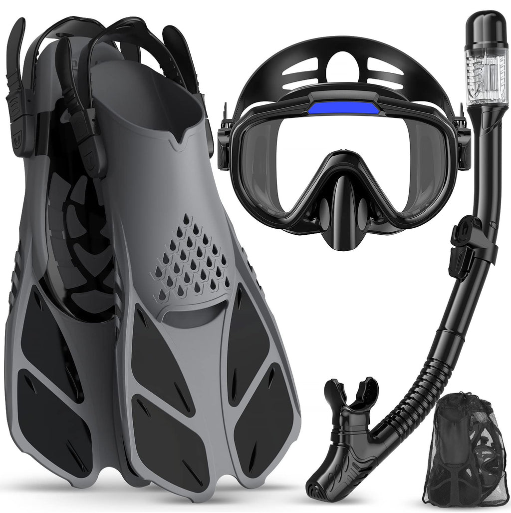 Ubekezele 4-in-1 Adult Snorkeling Gear Set with Mask & Snorkel