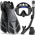 Ubekezele 4-in-1 Adult Snorkeling Gear Set with Mask & Snorkel