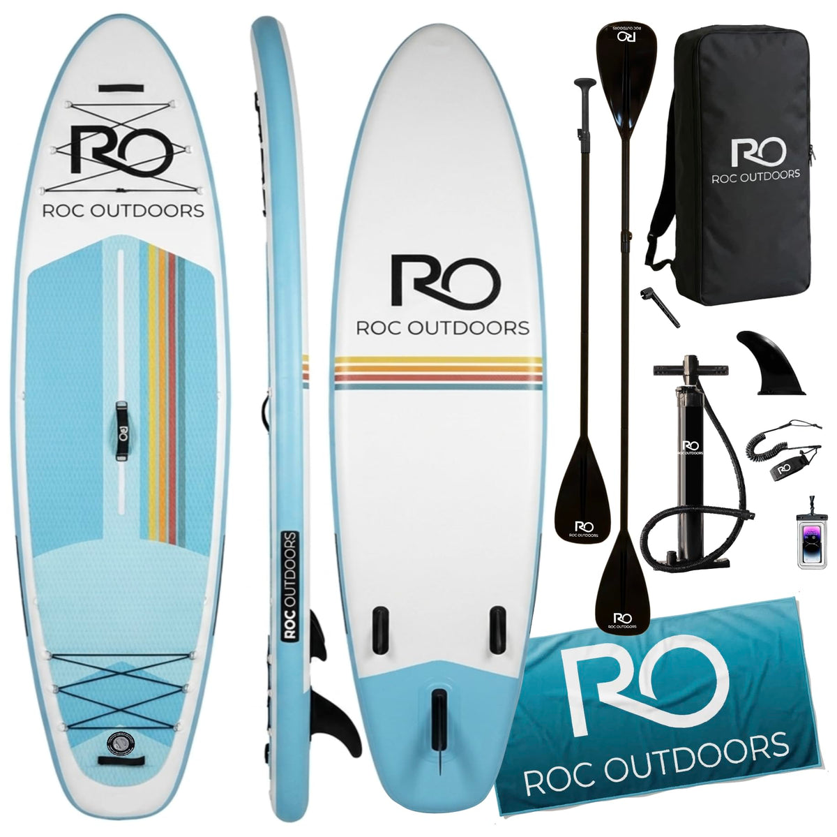 Roc 10'6" Inflatable Stand-Up Paddle Board with Accessories