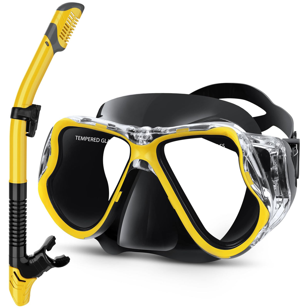 Greatever Dry Snorkel Mask Set for Adults & Kids