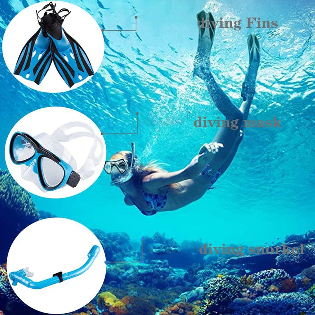 Professional Anti-Fog Scuba Diving Mask & Snorkel Set