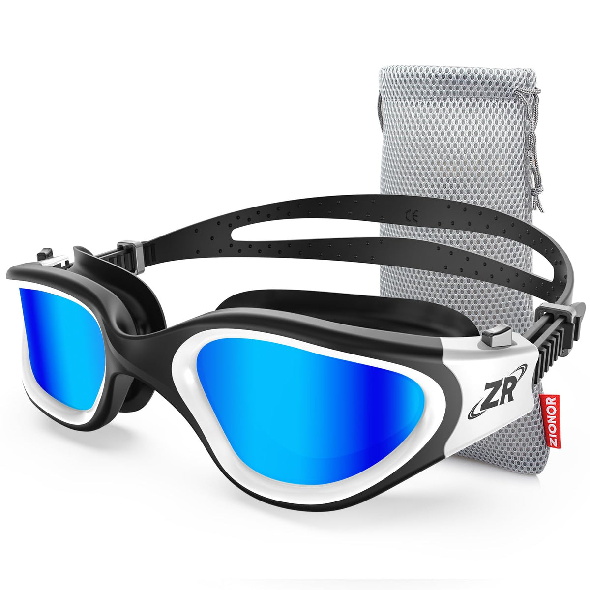 ZIONOR G1 Polarized Anti-Fog Swim Goggles for Adults