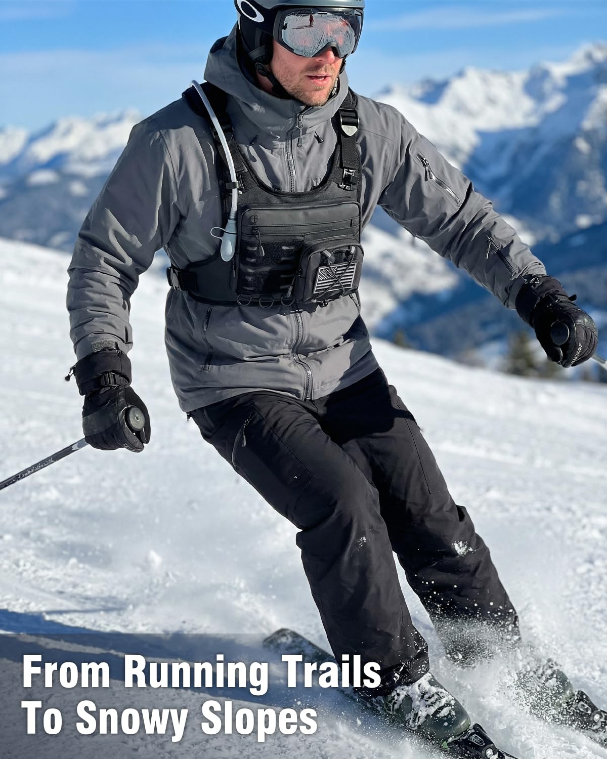 Zelvot Lightweight Hydration Running Vest with 2L Water Bladder