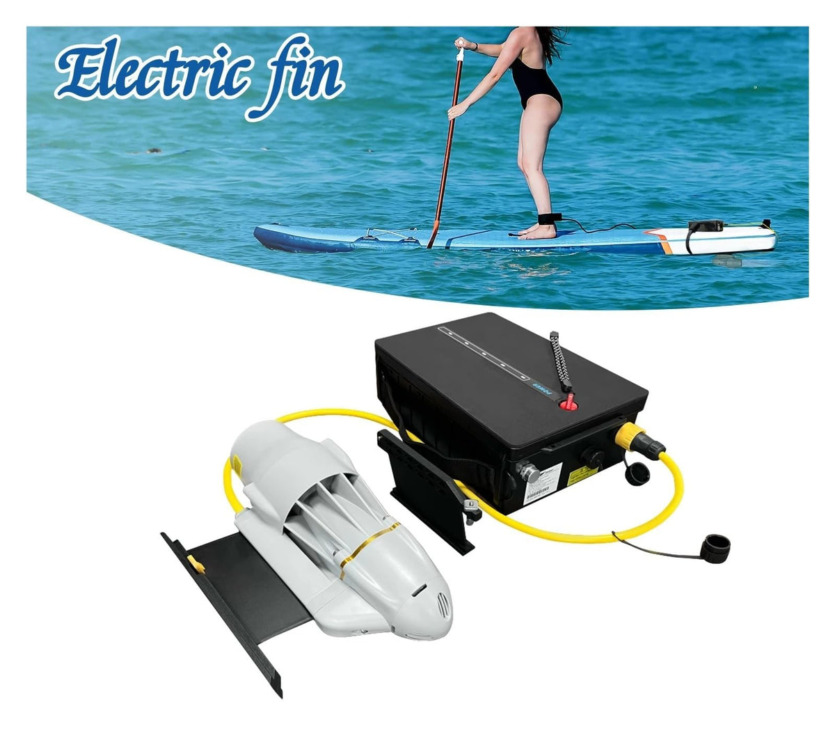 9KM/H Electric SUP Fin with 18-Lb Thrust Brushless Motor