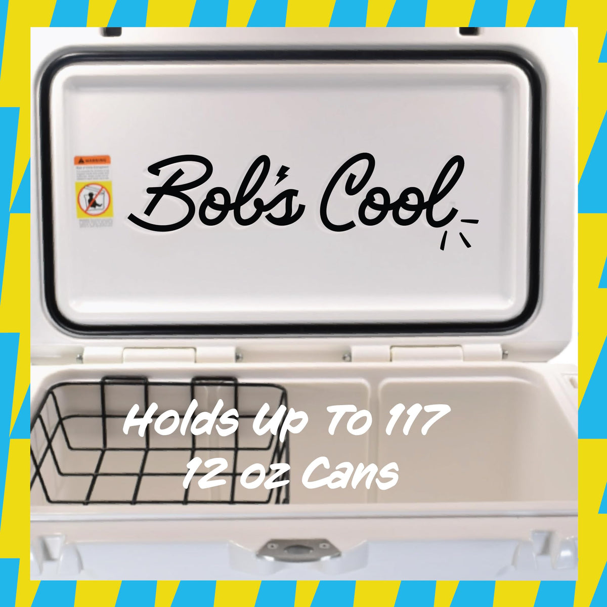 BOB THE COOLER CO 75 Qt Hard Cooler, Portable Rotomolded Travel Cooler with Heavy Duty Wheels, Leak-Proof, Great for Beach, Camping, Tailgating, Sports, & More