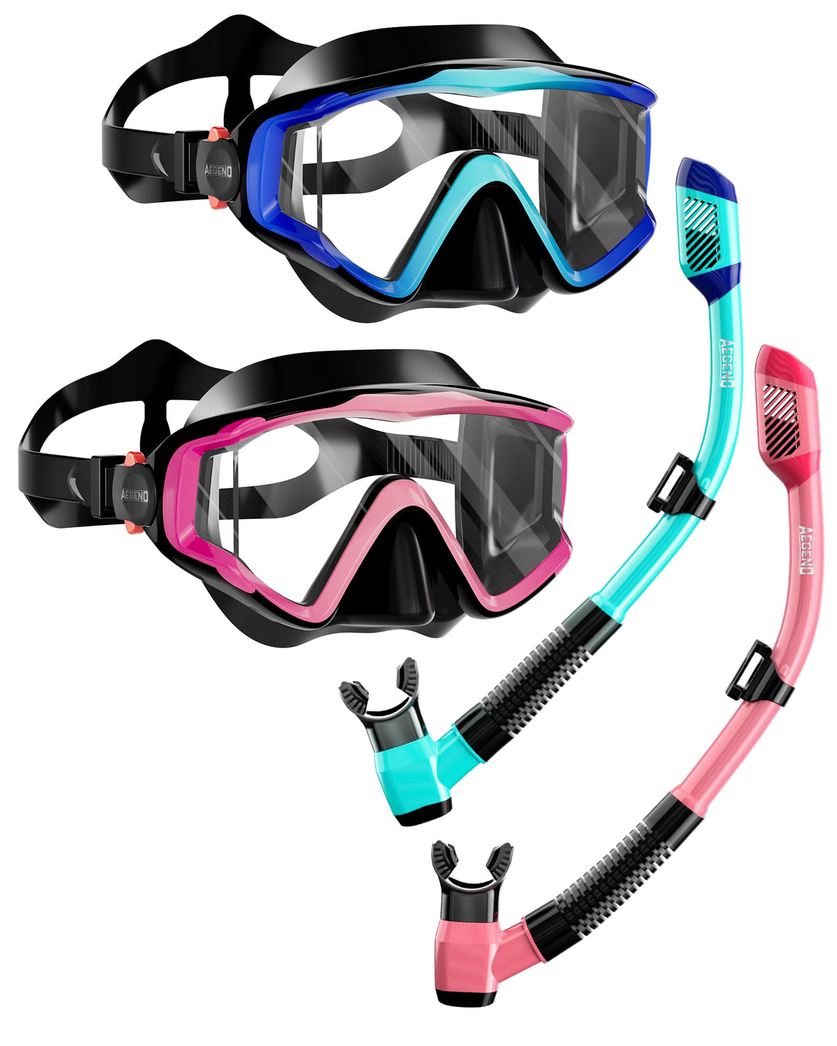 Aegend Adult Snorkeling Mask with Anti-Fog & Dry Valve