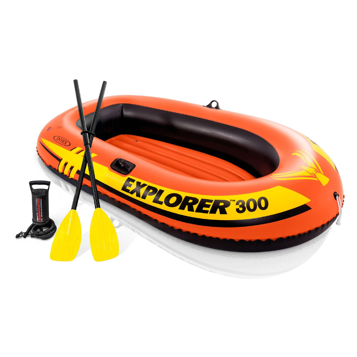 INTEX Explorer Compact Inflatable Boat with Dual Air Chambers