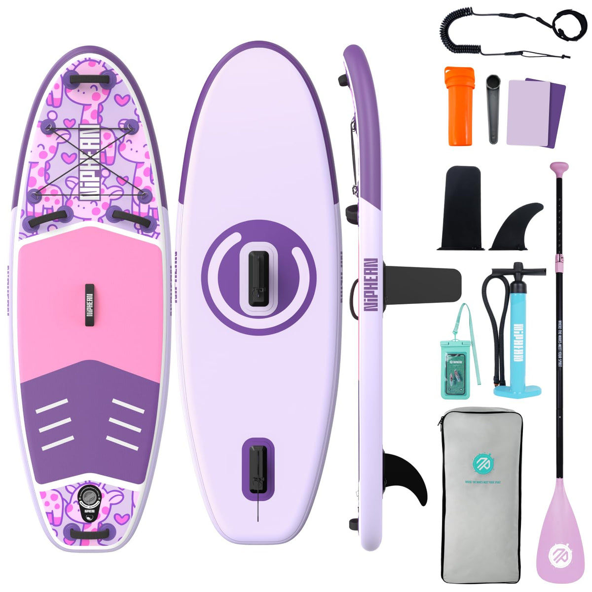 Niphean XL Inflatable Paddle Board for 2+1 Riders