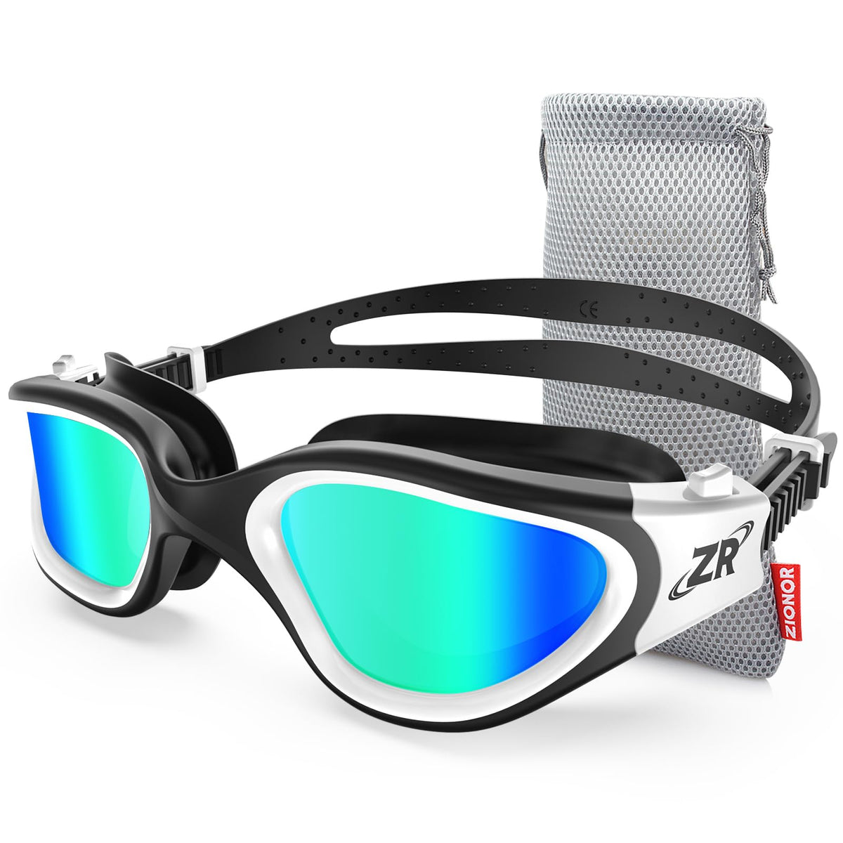 ZIONOR G1 Polarized Anti-Fog Swim Goggles for Adults