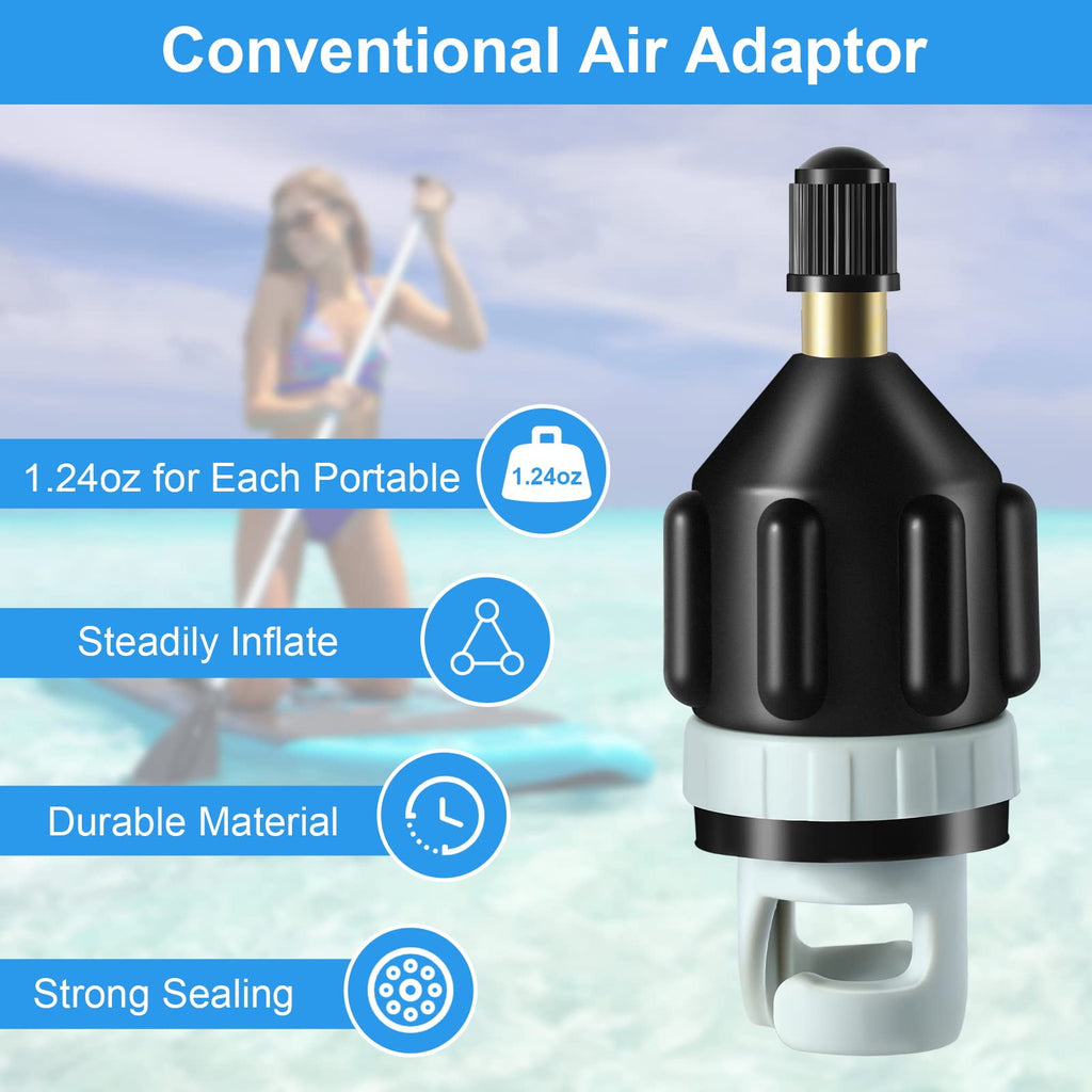 2-Pack SUP Pump Adapters for Inflatable Boats & Kayaks