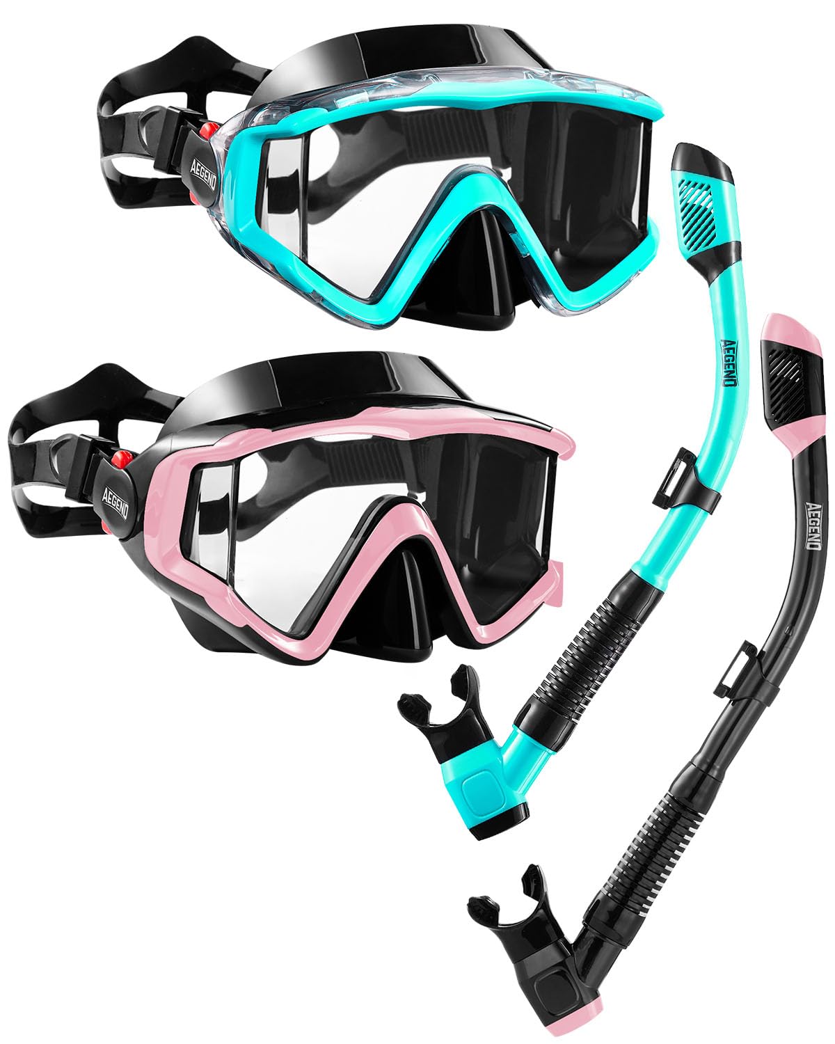 Aegend Adult Snorkeling Mask with Anti-Fog & Dry Valve