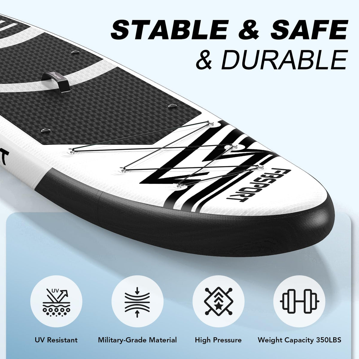 FBSPORT 11-Ft Inflatable Stand-Up Paddle Board Set