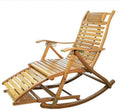 Adjustable Bamboo Folding Recliner Lounge Chair for Outdoors