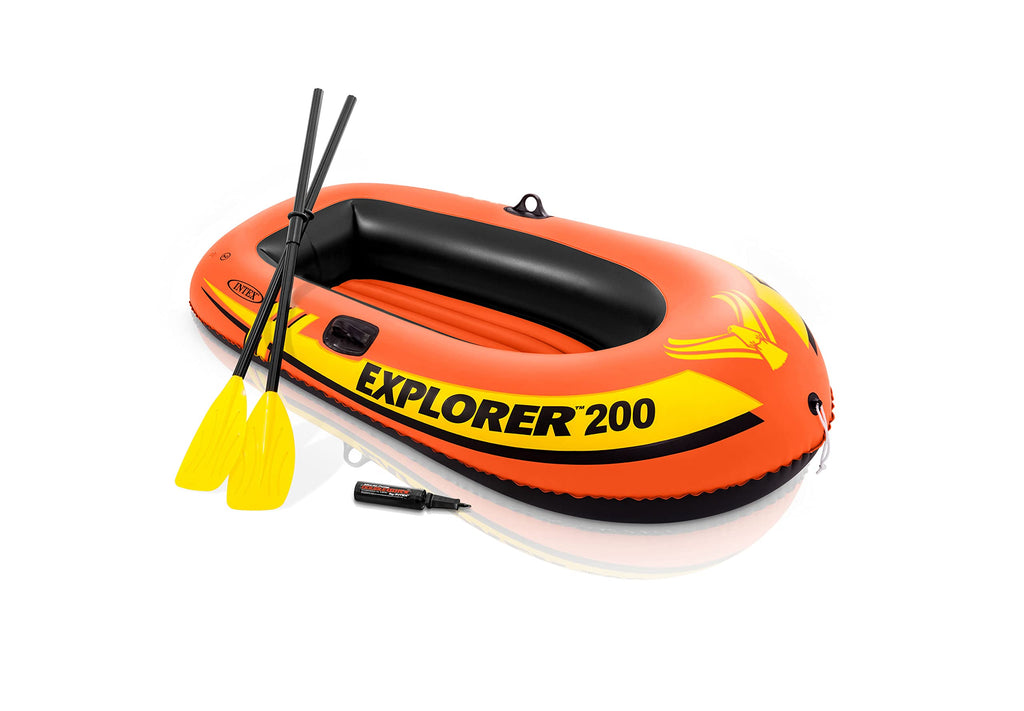 INTEX Explorer Compact Inflatable Boat with Dual Air Chambers