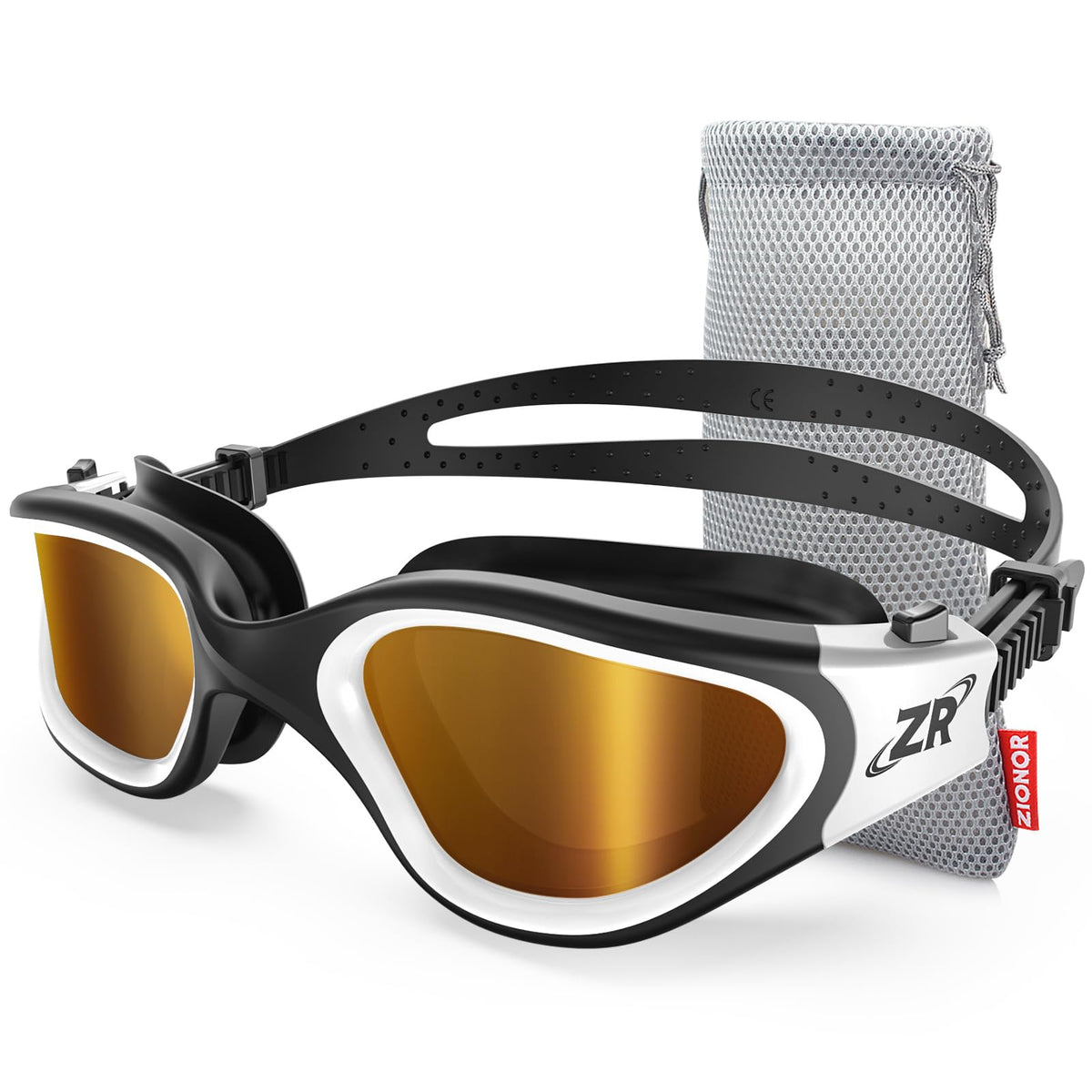 ZIONOR G1 Polarized Anti-Fog Swim Goggles for Adults