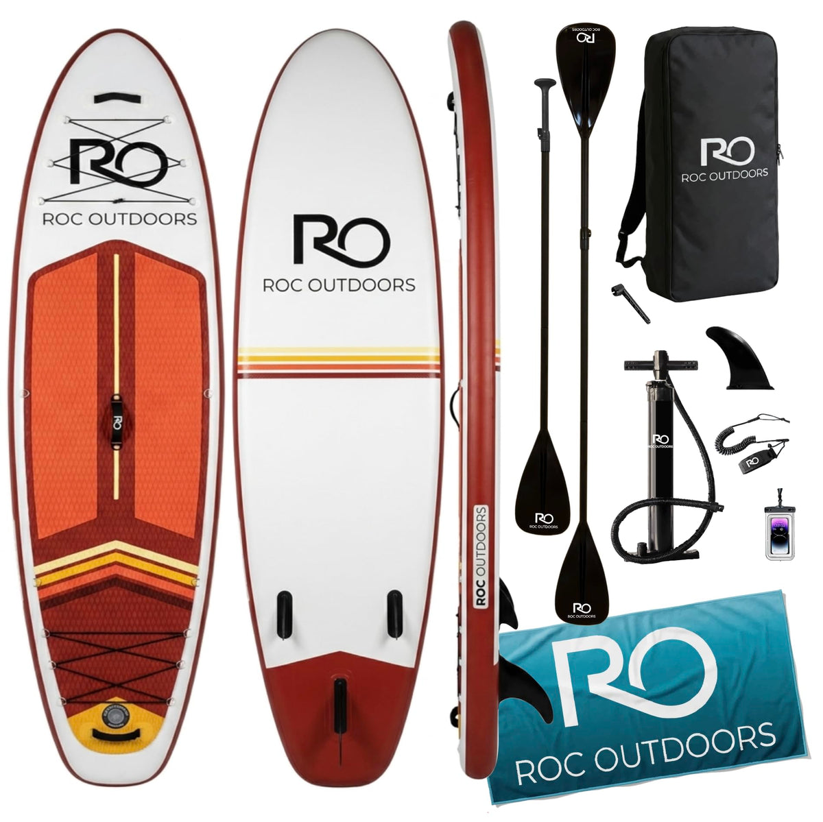 Roc 10'6" Inflatable Stand-Up Paddle Board with Accessories