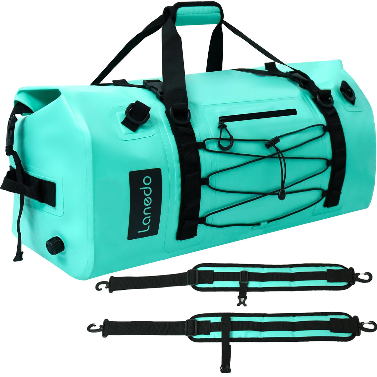 Lanedo 80L Dry Bag Large Waterproof Bag Roll-Top Heavy Duty Fishing Duffel Bag with Durable Straps & Handles for Kayaking Paddle boarding Boating Rafting Fishing Canoeing Camping