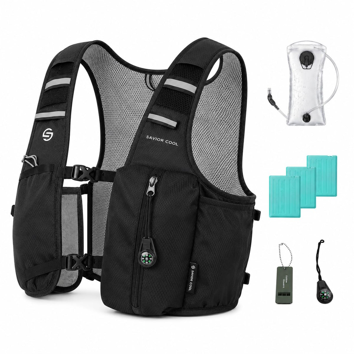 SAVIOR COOL Hydration Cooling Vest for Running & Hiking