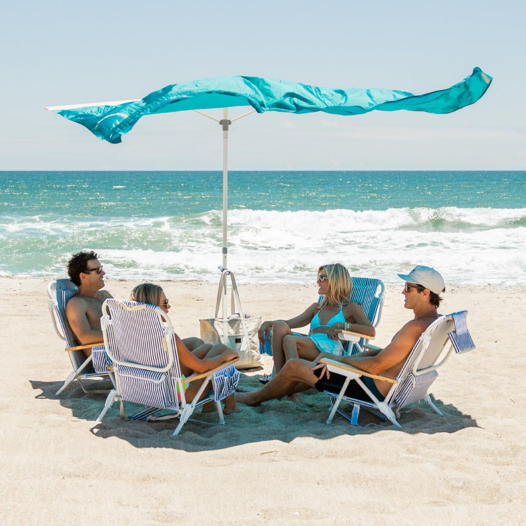 Solbello UPF 50+ Wind-Driven Lightweight Beach Umbrella