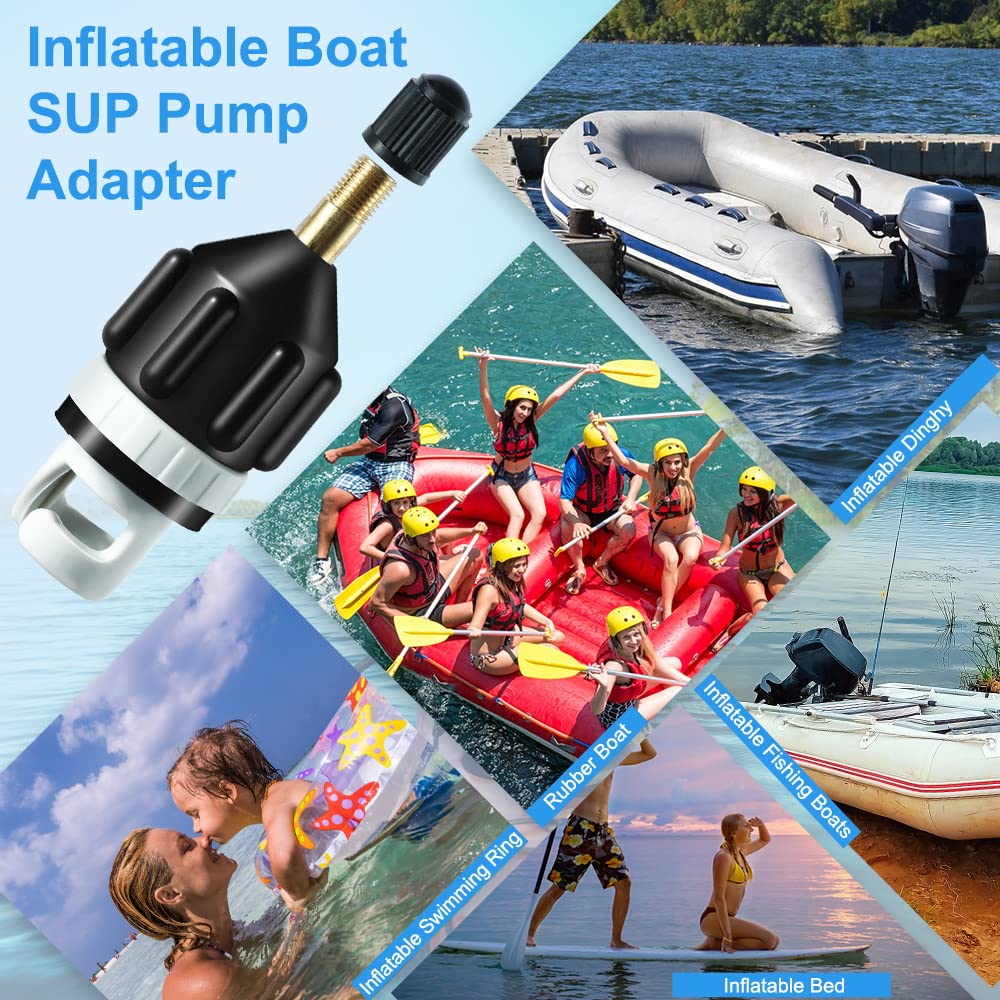 2-Pack SUP Pump Adapters for Inflatable Boats & Kayaks
