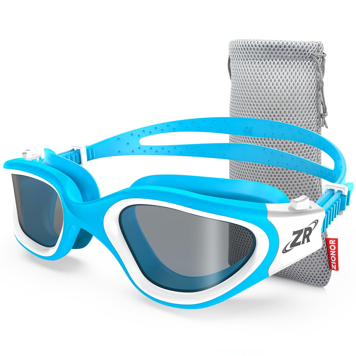 ZIONOR G1 Polarized Anti-Fog Swim Goggles for Adults