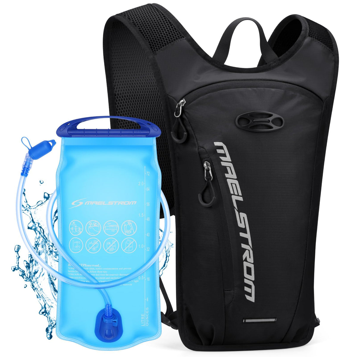 Maelstrom Lightweight Hydration Vest with 2L Water Bladder