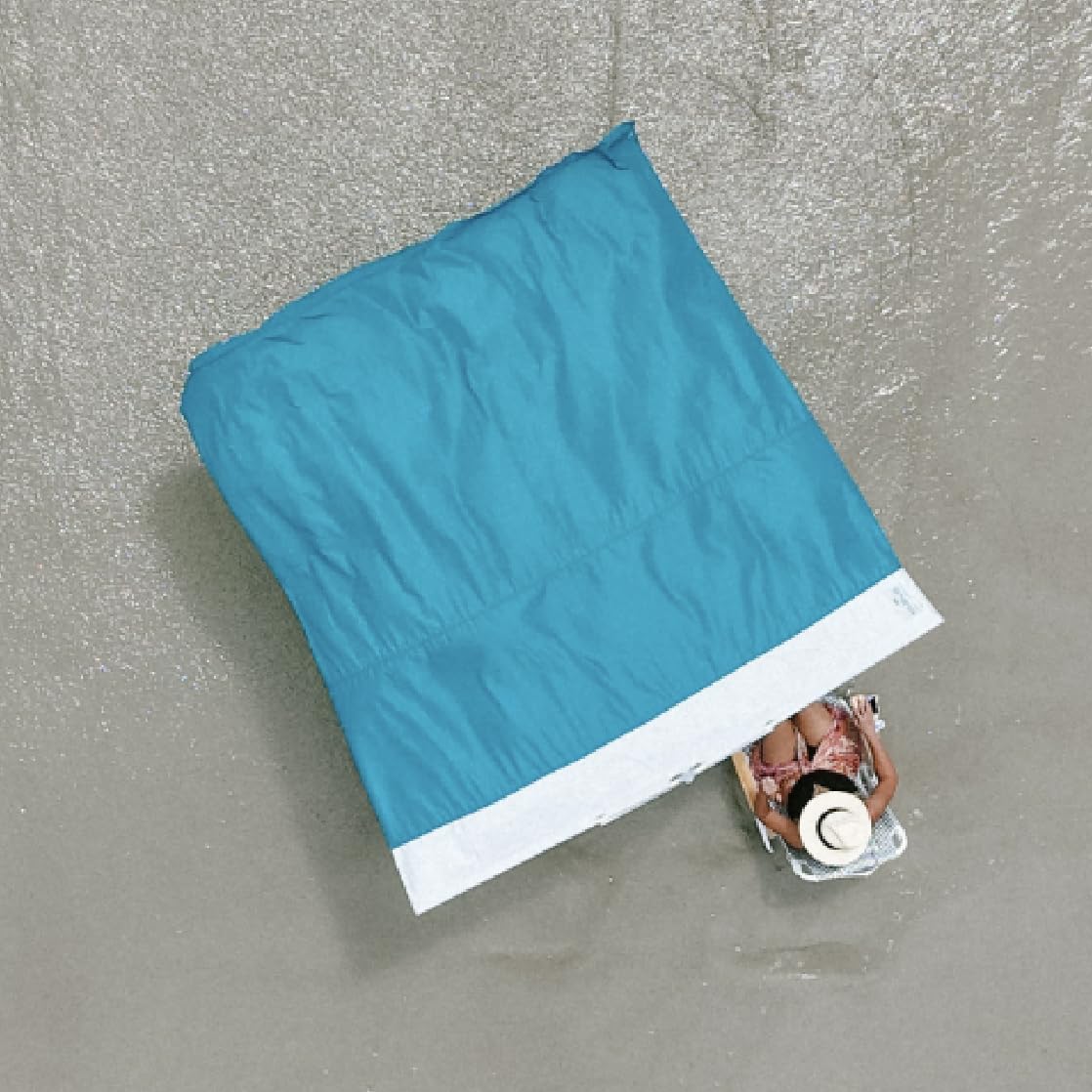 Solbello UPF 50+ Wind-Driven Lightweight Beach Umbrella