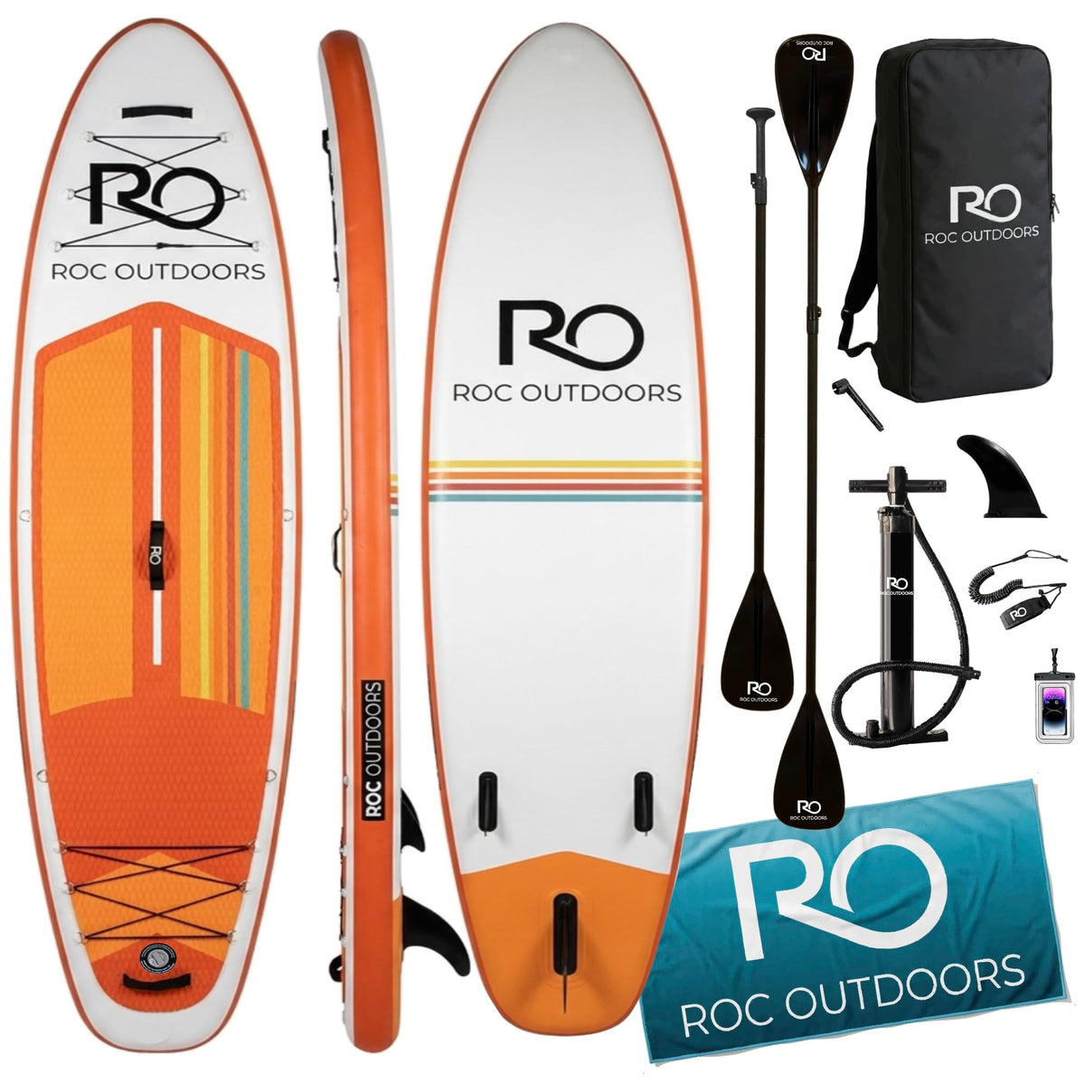 Roc 10'6" Inflatable Stand-Up Paddle Board with Accessories