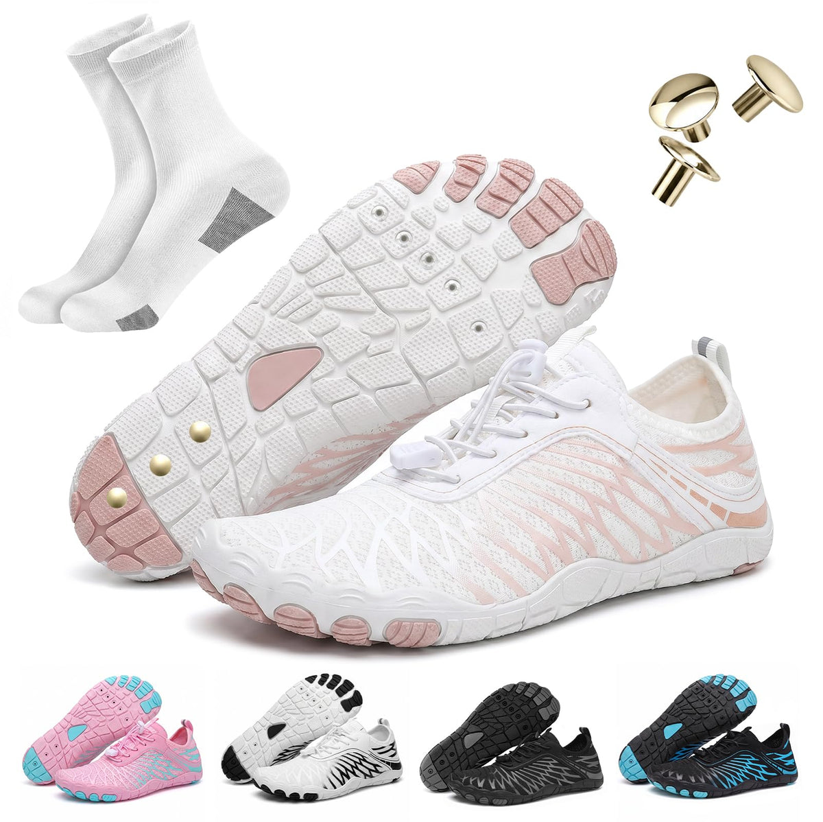 ELETON Barefoot Water Shoes with Wide Toe Box & Zero Drop