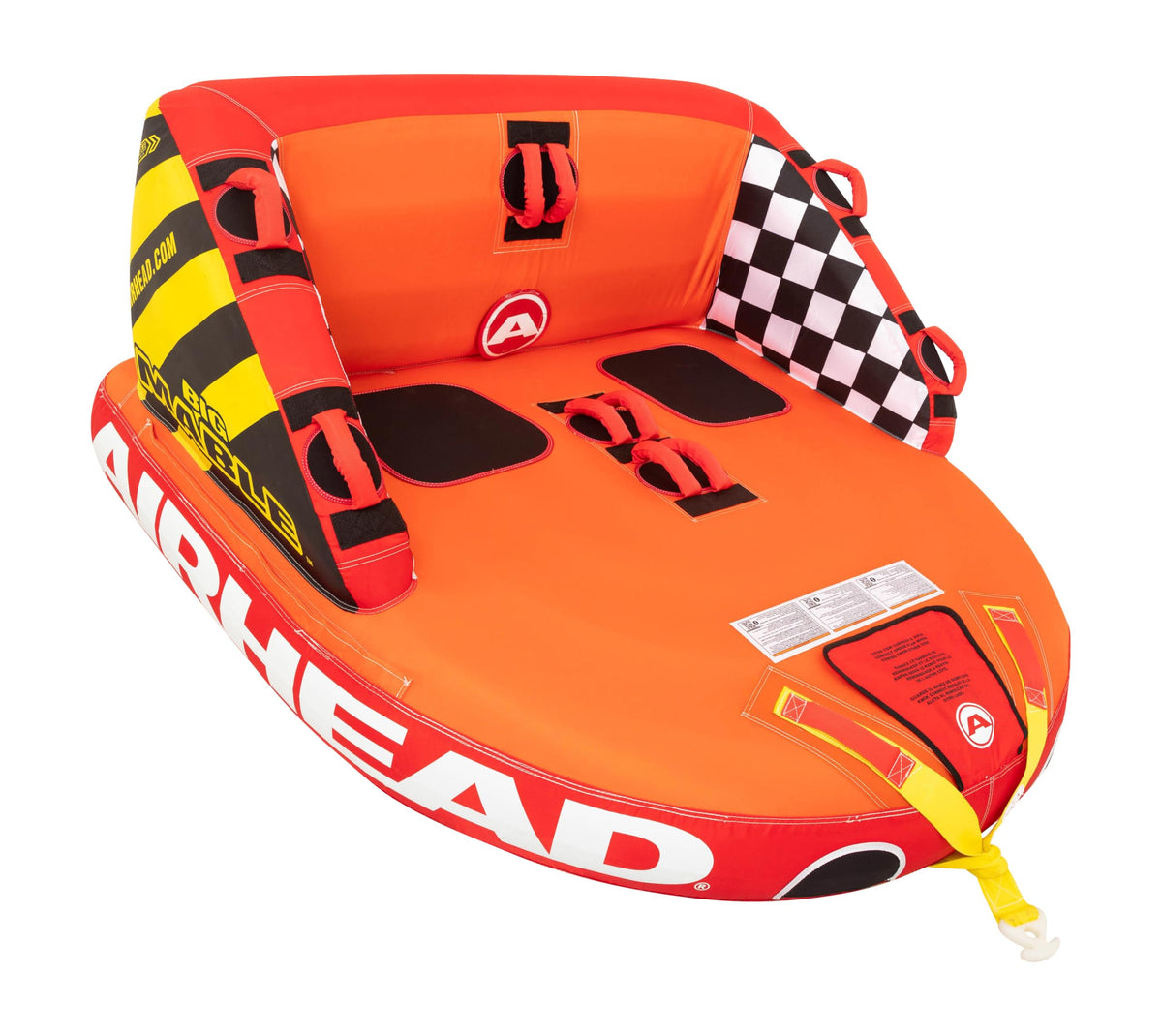 Airhead Mable 1–4 Rider Towable Boat Tube with Dual Tow Points