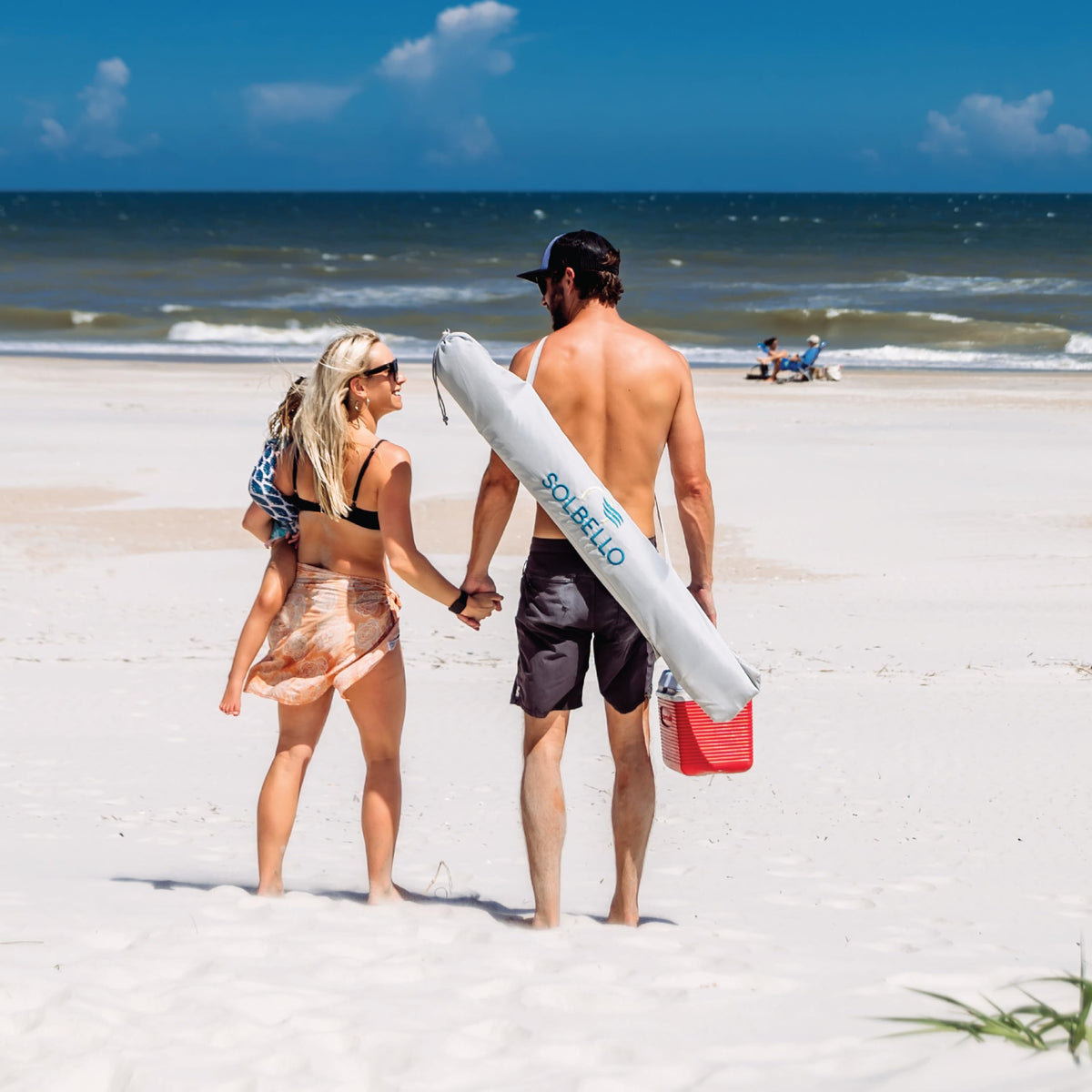 Solbello UPF 50+ Wind-Driven Lightweight Beach Umbrella
