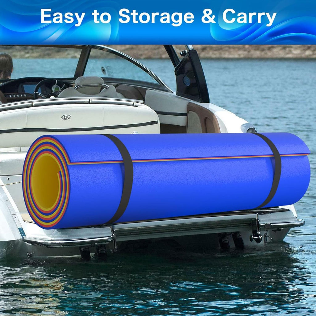 3-Layer XPE Foam Floating Water Pad for Pool, Lake & Ocean