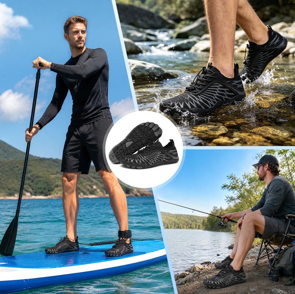 ELETON Barefoot Water Shoes with Wide Toe Box & Zero Drop