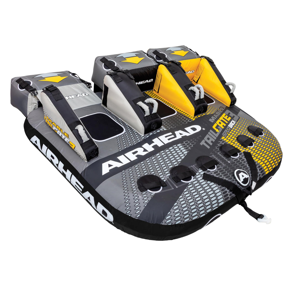 Airhead Mable 1–4 Rider Towable Boat Tube with Dual Tow Points