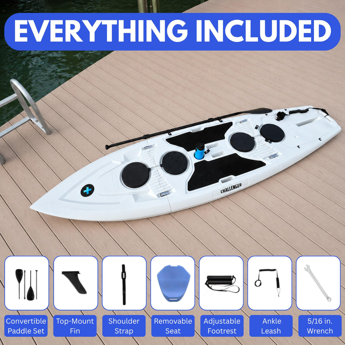 Innovoplus 10'2" Modular SUP Kayak Hybrid with Seat & Paddle
