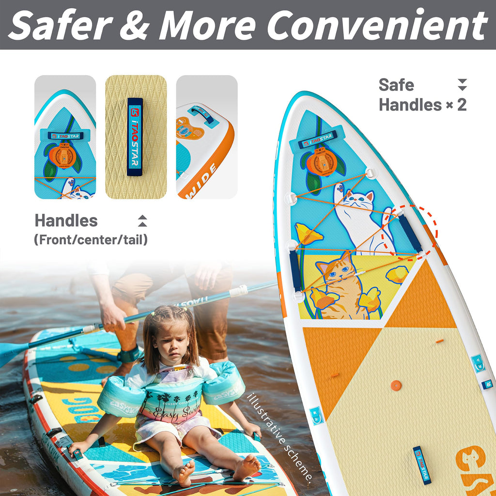 iTAOSTAR Joyful Voyagers Inflatable Paddle Board Set
