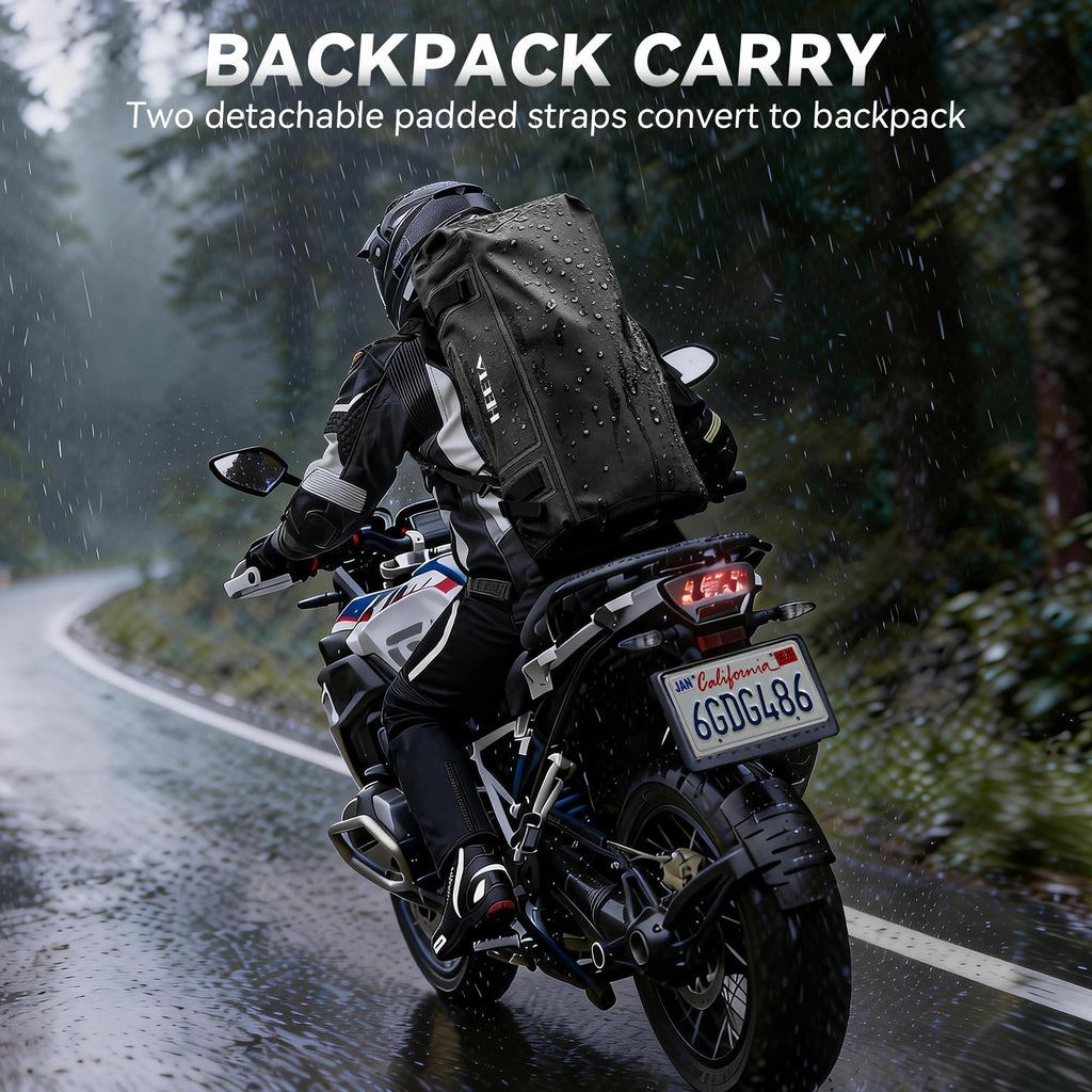 HEETA Waterproof Motorcycle Dry Bag Duffel Luggage Travel Bags 30L/50L/70L