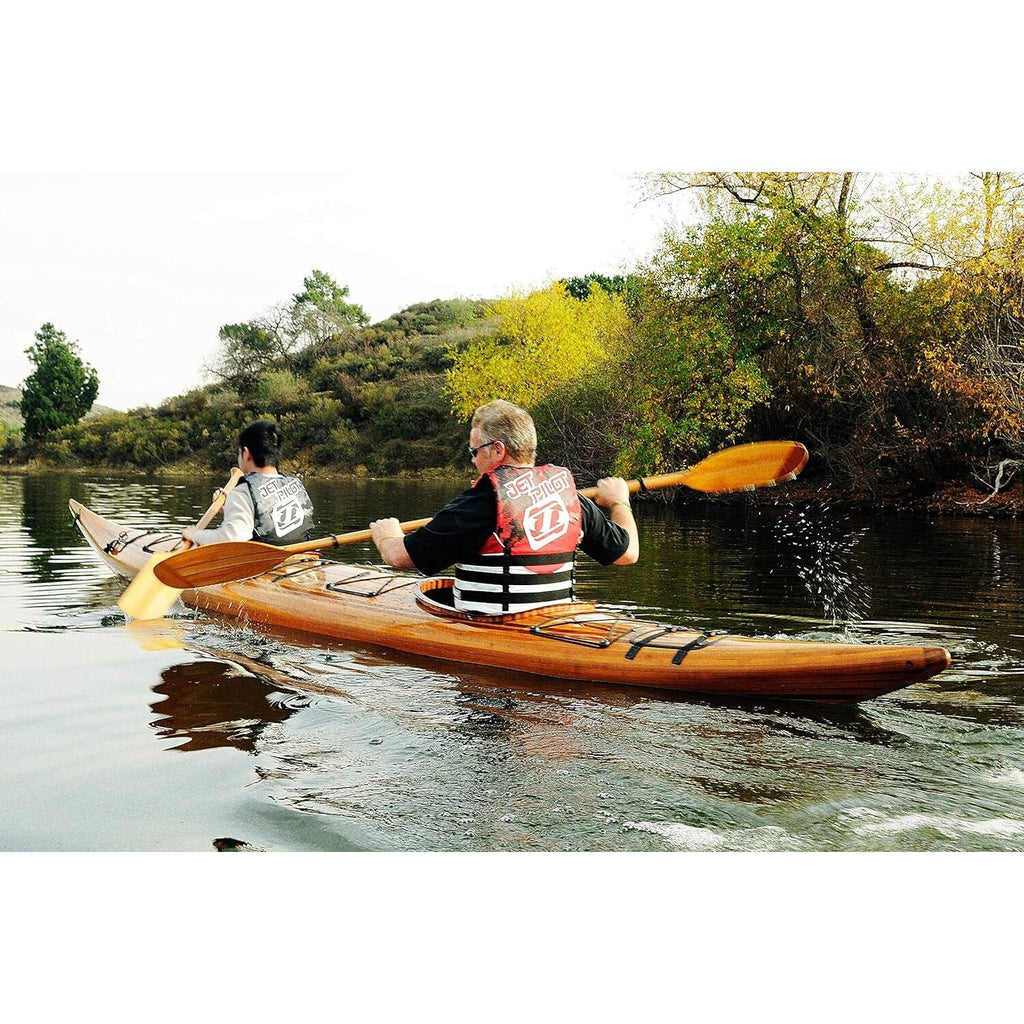 Old Modern Handicrafts 19-Ft 2-Person Wooden Tandem Kayak