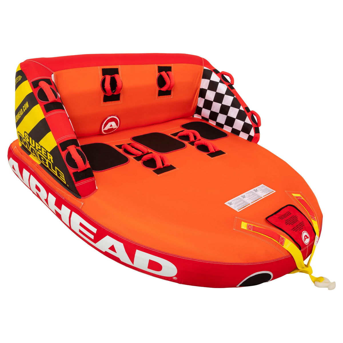 Airhead Mable 1–4 Rider Towable Boat Tube with Dual Tow Points