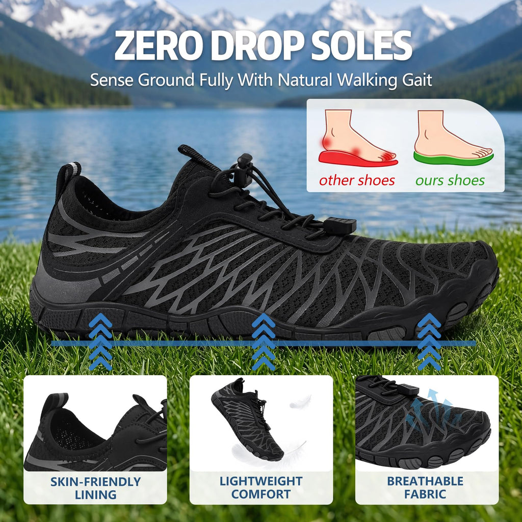 ELETON Barefoot Water Shoes with Wide Toe Box & Zero Drop