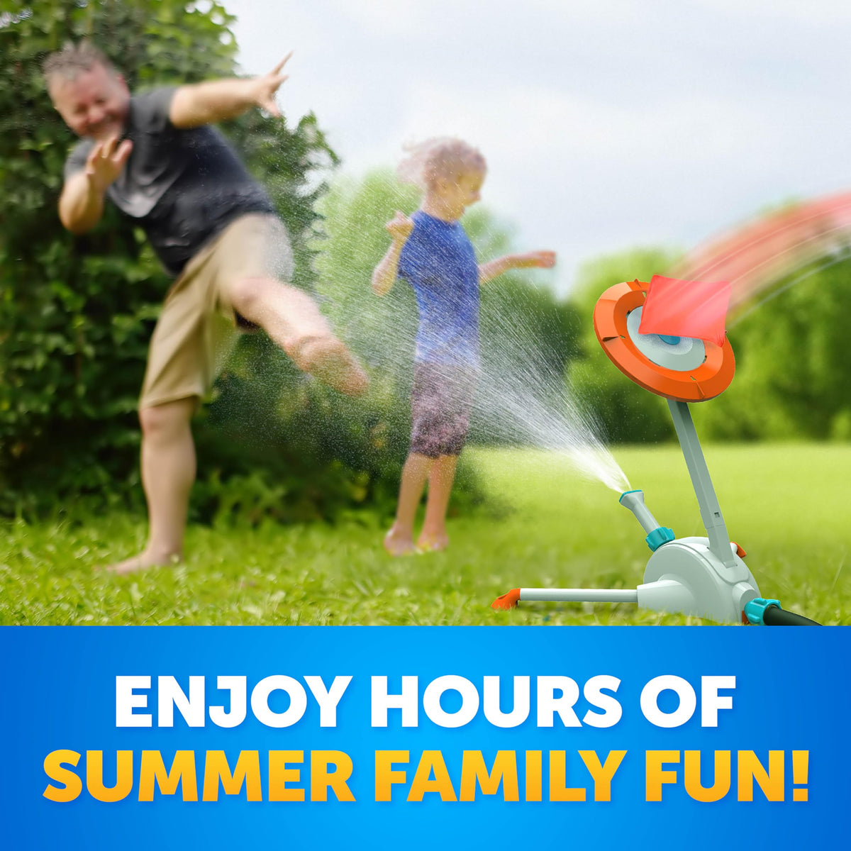 Blue Marble Toss 'N Soak Outdoor Sprinkler Water Game