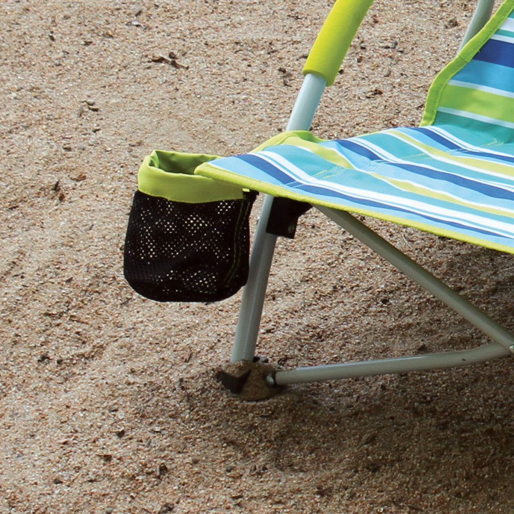 Coleman Utopia Breeze Lightweight Beach Chair with Cup Holder