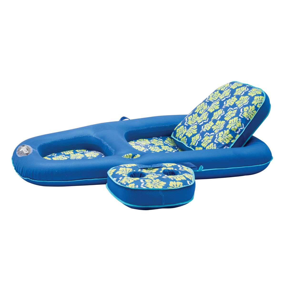 Aqua Campania XL 2-in-1 Pool Float Lounge with Cupholder
