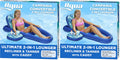 Aqua Campania XL 2-in-1 Pool Float Lounge with Cupholder