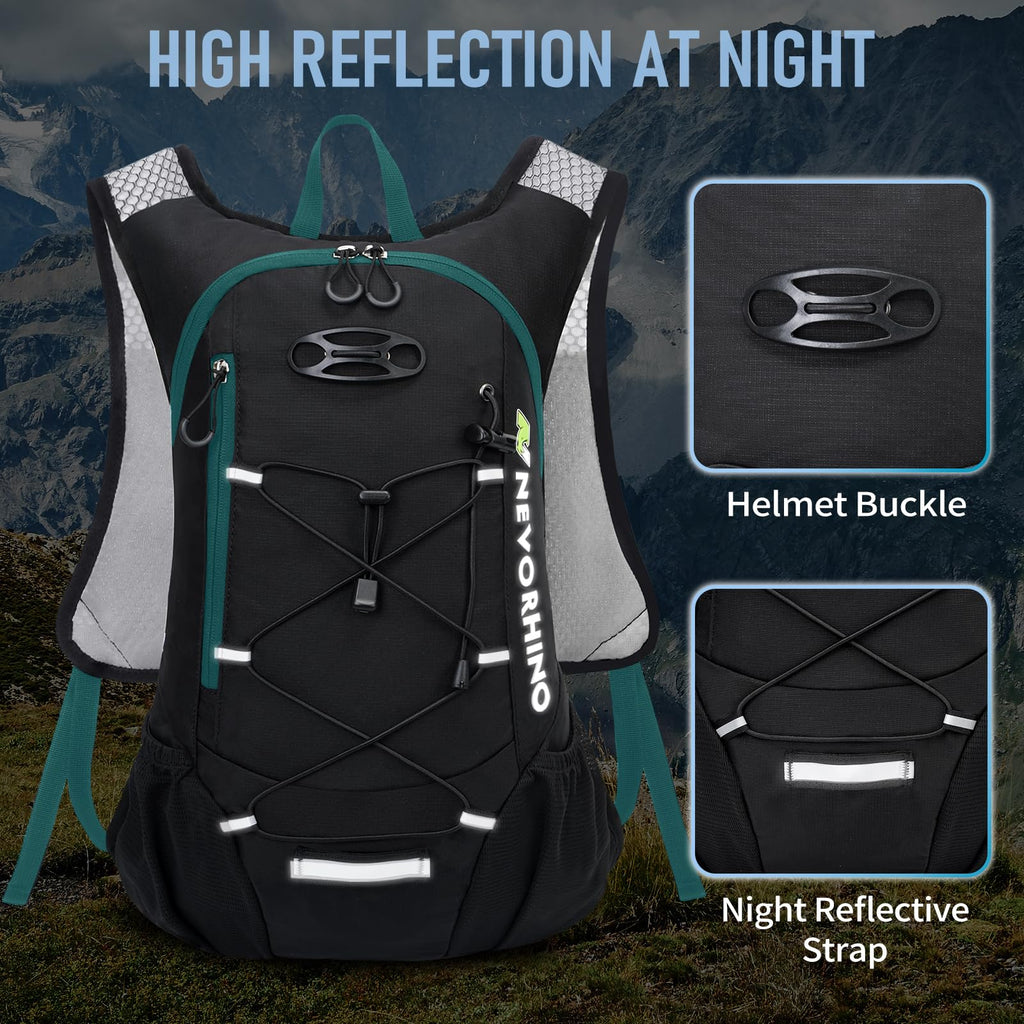 Lightweight Hydration Backpack with 2L Water Bladder